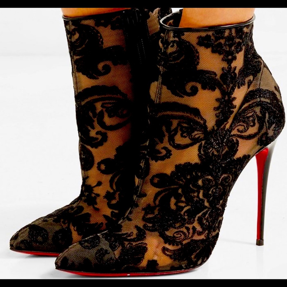Limited Christian Louboutin, Gypsy Lace bootie, EU Womenswear’s shoes size 39.